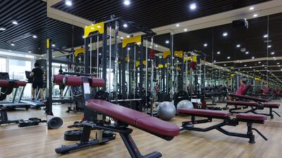 The indoor gym