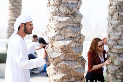 With use of presence sensors, the trees will 'sing' louder when touched. Courtesy Louvre Abu Dhabi