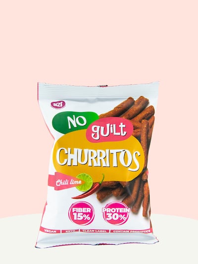 No Guilt churritos offer a blend of protein and fibre. Photo: Inzi Eats