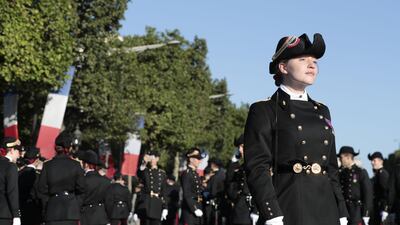 The Bastille Day military parade. Joel Saget / AFP Photo