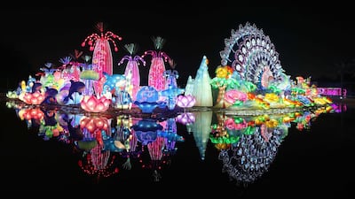The new season of Dubai Glow Garden opened this week. Chris Whiteoak / The National