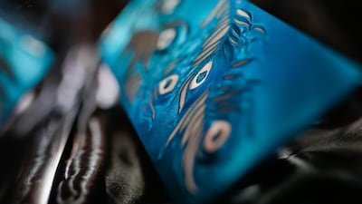 British artist Helen Amy Murray Murray’s work sculpts textiles – mainly leather, suede and their synthetic counterparts – into three-dimensional decorative surfaces. Courtesy Rolls-Royce