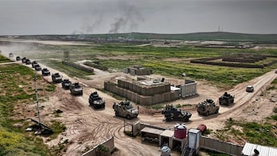 Qasrak airbase in north-eastern Syria was one of several abandoned by US troops in recent months. Photo: Sana