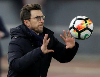 Roma manager Eusebio Di Francesco. Max Rossi / Reuters
