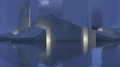 An artist’s impression of Qasr Al Hosn and its surrounding area. Courtesy Abu Dhabi Tourism and Culture Authority