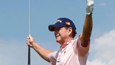 Tom Watson admits he could not actually see his hole-in-one go down.