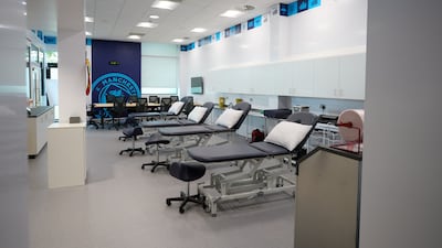 The new facility includes world-class gym, rehab and physio spaces, hydrotherapy and recovery areas