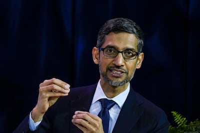 Sundar Pichai, chief executive Alphabet. Bloomberg