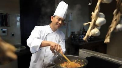 Idin Asmitha has been preparing iftar and suhoor meals at the Anantara Eastern Mangroves while also fasting during Ramadan. Ravindranath K / The National