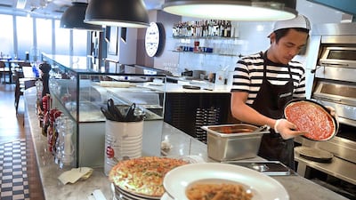 PizzaExpress in JLT in Dubai. Sammy Dallal / The National
