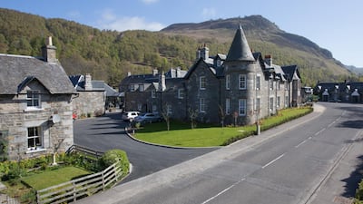 The Dunalastair Hotel Suites in Kinloch Rannoch, Scotland. Courtesy Dunalastair Hotel Suites