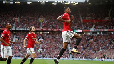Left midfield: Marcus Rashford (Manchester United) – Came off the bench to score the first goal and set up the second as United beat Leicester to maintain their 100 per cent start. Carl Recine / Reuters