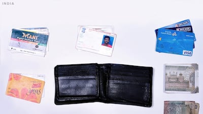 This wallet belongs to Vivek, 27, from India.