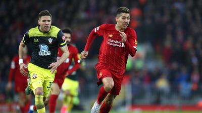 Centre forward: Roberto Firmino (Liverpool) – Still to score at Anfield this season but got a hat-trick of assists in a hugely influential performance against Southampton. Getty Images