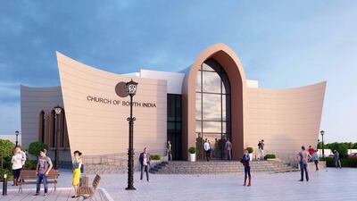 The new church will act as a celebration of the religious harmony of the UAE, sitting close to the planned Hindu temple in the capital