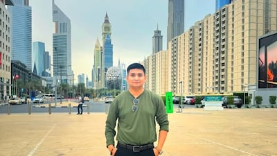 Dibas Shrestha in Dubai. The Nepali airport worker was killed in an Iranian attack on Abu Dhabi on March 1. Photo: Shrestha family