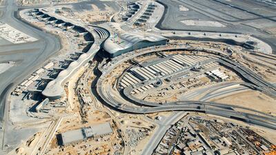 Abu Dhabi airport's Midfield Terminal is nearing completion. Abu Dhabi Airports.