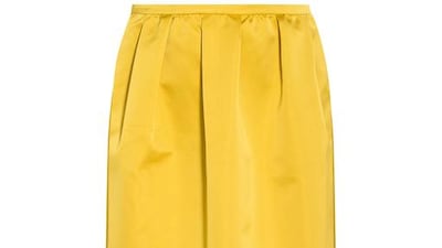 A satin maxi skirt from No.21’s SS15 collection. Courtesy BySymphony