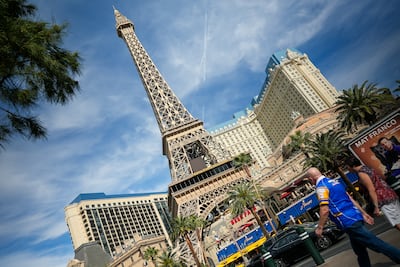 The Paris Las Vegas Hotel's replica Eiffel Tower. Joshua Longmore / The National