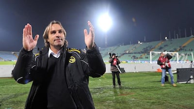 Martin Rueda has been dismissed as coach of Dubai club. Simone Ferraro / AFP
