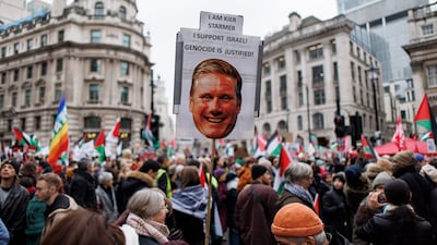 Labour leader Keir Starmer has come under criticism from pro-Palestinian activists for his cautious stance on the Israel-Gaza war. EPA