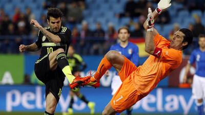 Cesc Fabregas of Spain. Susana Vera / Reuters