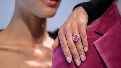 It took six months for artisans at Diacore in New York to fashion it. AFP