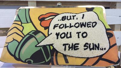 The new Pop Art collection by Sarah's Bag at Fashion Forward by Rebecca McLaughlin-Duane