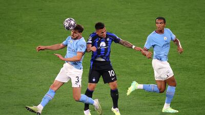 Ruben Dias - 7. Made an inch-perfect tackle to stop Dzeko from running through on goal in the 14th minute. Made a last-ditch clearance after Dimarco’s effort came off the crossbar in the second half. Getty