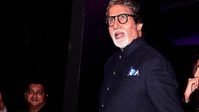 Doting dad: Amitabh Bachchan. AFP
