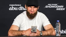 UFC light heavyweight Magomed Ankalaev takes on Bogdan Guskov in Abu Dhabi on Saturday night. Victor Besa / The National