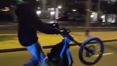 E-bike riders have been reprimanded for breaching traffic rules. Photo: Dubai Police