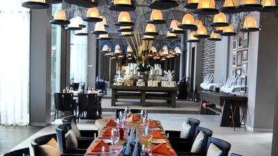 Safina, a restaurant tucked inside the Saadiyat Beach Club, offers a brunch with a view. The restaurant faces the Arabian Sea and offers a welcome break from the city’s noise. Seafood includes oysters and Alaskan king crab, mussels and jumbo shrimp. Guests can also fill up at the live BBQ and pasta stations, the carving stations and the gourmet cheese bar filled with French and Spanish selections. Midway through the brunch, the vibe livens up as DJs Darko de Jan and Ejaz start spinning at 2pm. There is also a dedicated children’s entertainment area. Safina, Saadiyat Beach Club, Fridays from 12pm to 4pm, Dh275+. For reservations, call 02 656 3500. Courtesy of Safina