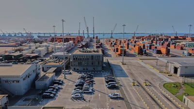 The terminal yard at DP World Luanda is to undergo a major refurbishment. Photo: DP World