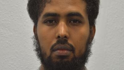 Ali Abdillahi was jailed for eight years and 10 months after he admitted spreading terrorist material. Photo: Metropolitan Police