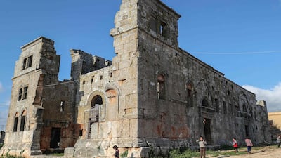 The abandoned church is widely hailed as Syria’s finest example of Byzantine-era architecture and is considered to have inspired Romanesque and Gothic cathedrals in Europe, including Notre-Dame Cathedral. AFP