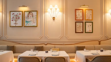 Visiting the pastel Pinterest-decorated restaurant feels like stepping into a garden. Photo: Josette