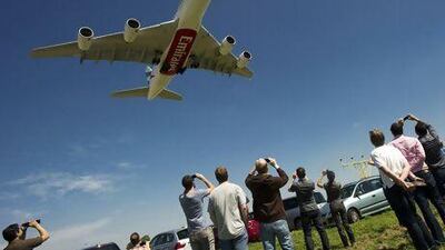 The safety record of Middle East airlines improved during the year. Toussant Klujters / AFP