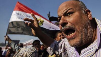 Egyptians protest against Mohammed Morsi on Friday to show their displeasure at his recents acts as president.