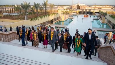 Ambassadors and diplomats representing more than 40 countries visit Baps Hindu Mandir. Photo: BAPS Hindu Mandir