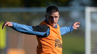 Ciaran Clark intercepts the ball.