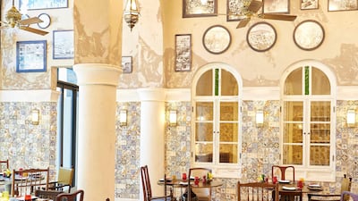 The restaurant Nur in Fairmont Amman. Courtesy Fairmont Amman