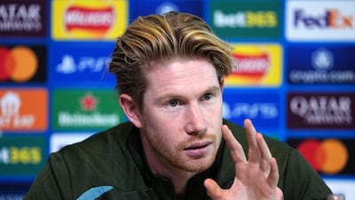 Manchester City's Kevin De Bruyne has not started a match since September 18. PA