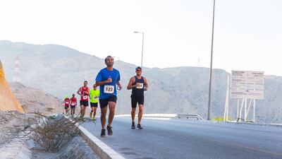 Runners at the 2016 Al Mouj Muscat Marathon in Oman. Courtesy Mohsin Al Shuaili / Al Mouj Muscat Marathon