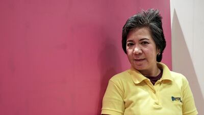 Josefina Abaya found out last year she had breast cancer. Antonie Robertson / The National