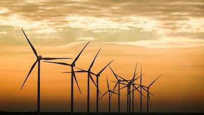 A wind farm in the North Sea. The Hamburg Declaration will include the UK, Germany, Norway, France and Denmark. Getty Images