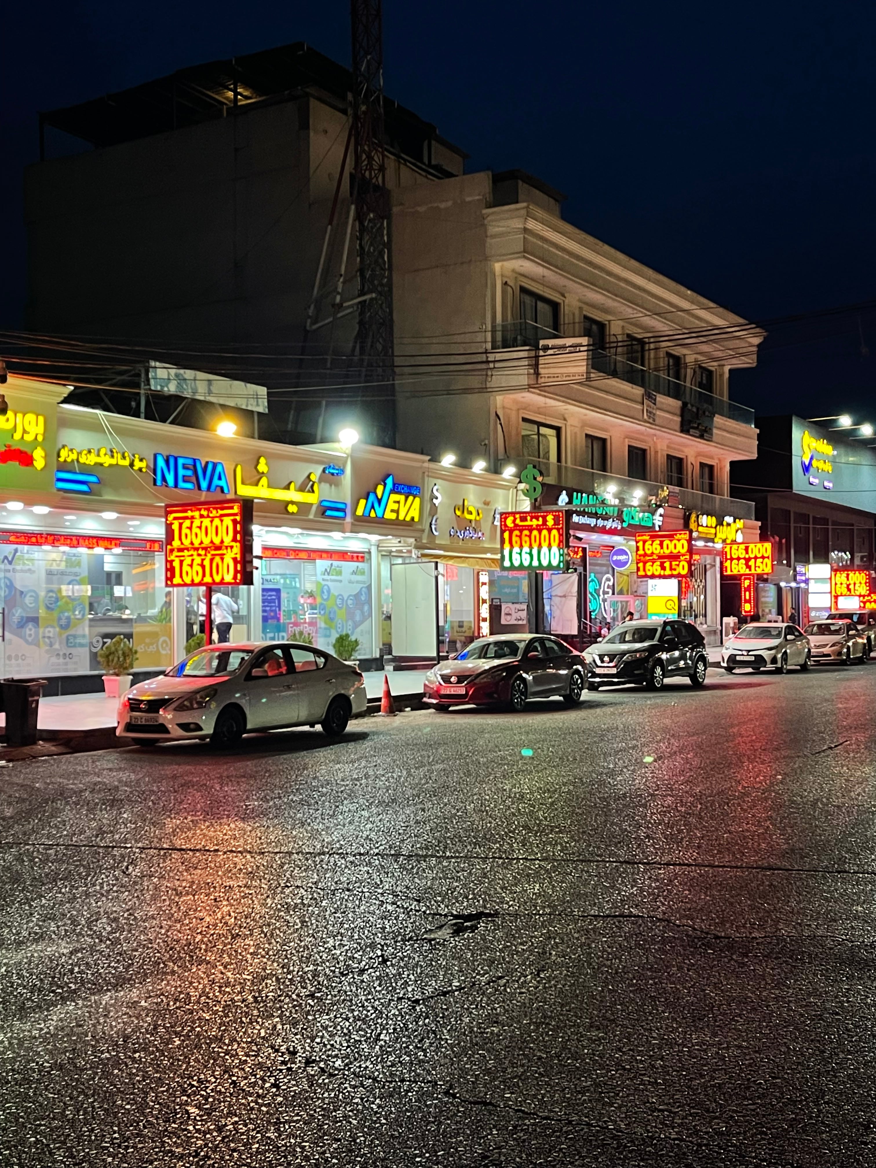 A dollar market in Erbil. Aveen Karim / The National