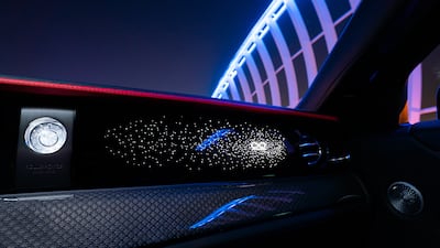 Stars on the passenger fascia.