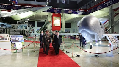 Mr Kim and Mr Shoigu discussed military issues and the regional security environment. AFP