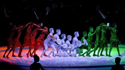 Dancers perform during the opening of the India Africa Forum Summit in New Delhi, India. Manish Swarup / AP Photo